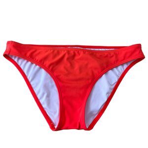 Victoria's Secret Neon Orange Women's Bikini Bottoms Size Medium‎